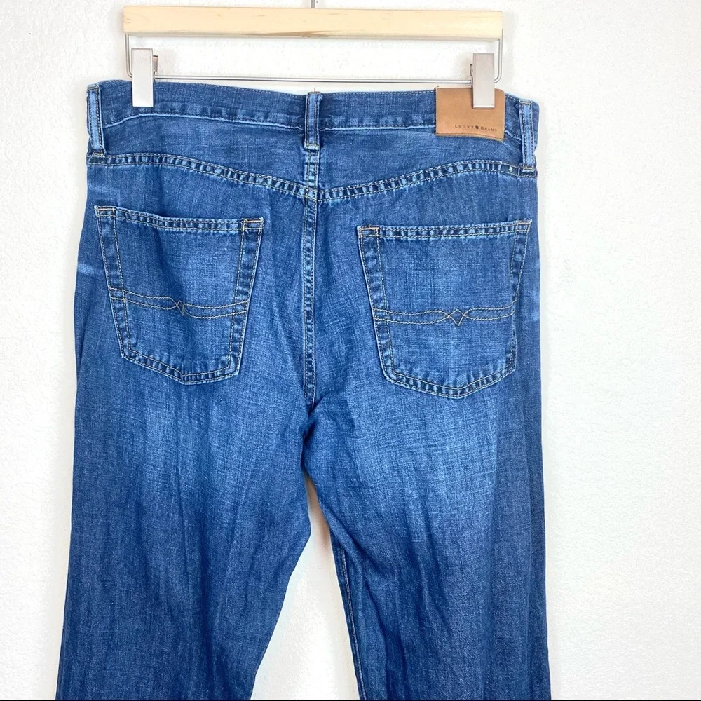 Lucky Men’s Original Straight Dark Wash Blue Jeans